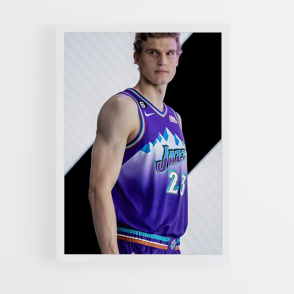 Poster Lauri en Action – affiche Basketball (vue 3)